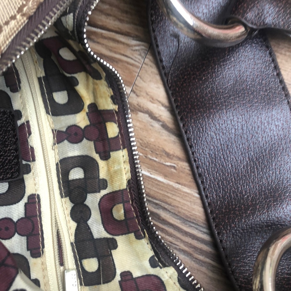 Gucci Beige and Dark Brown Tote Bag - Picture 7 of 7